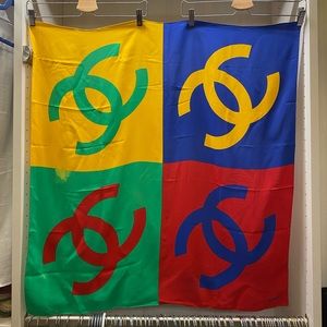 Silk rare Chanel scarf